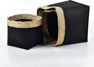 affek design BALI set of 3 baskets — sizes L 31×28 cm, M 28×23 cm, S 23×20 cm