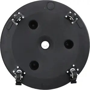 Sauleszvana pamatne ar riteņiem VidaXL priekš stabiņiem 38–48 mm, apaļa 13 kg