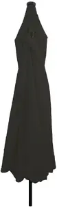 Outdoor Parasol and Canopy VidaXL — Black Polyester Fabric, Large