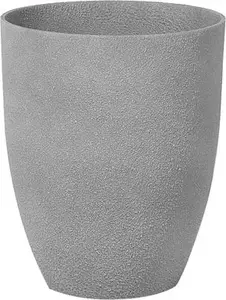 Круглый цветочный горшок Shumee CROTON 35×35×42 см, серый