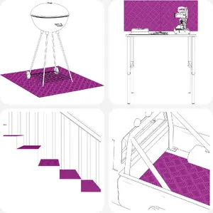 Антискользящие алюминиевые накладки VidaXL 90 x 20 см, комплект 2 шт.