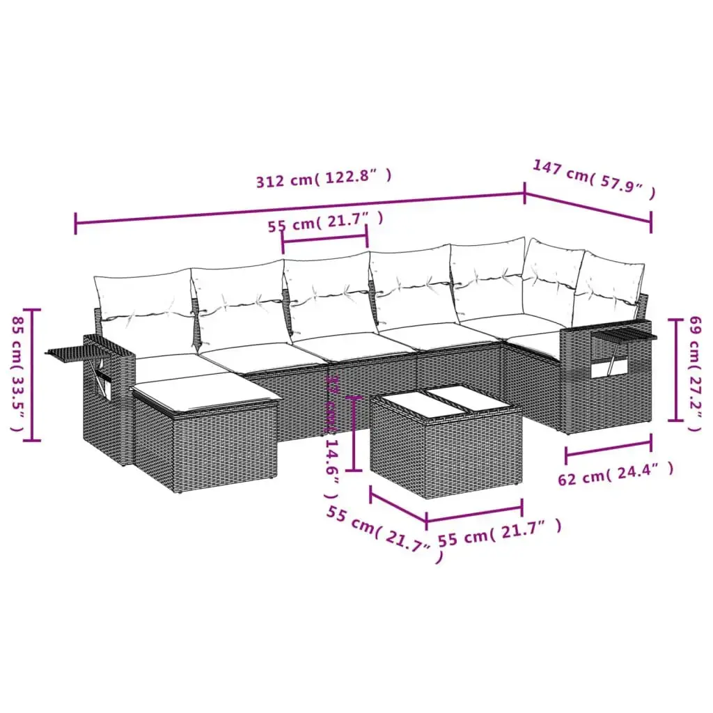 VidaXL 3252830 outdoor furniture set 3252830 Photo 3
