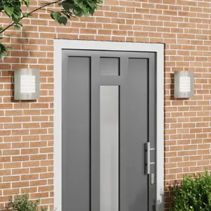 Outdoor wall lamps with sensor VidaXL model 4005970 — stainless steel, IP44, set of 2