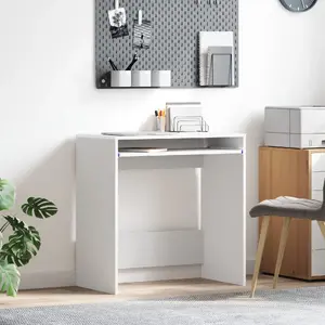 Desk VidaXL model 869514 white, 77.5 cm x 43 cm