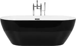 Отдельностоящая ванна Shumee CARRERA 170 x 80 см чёрная