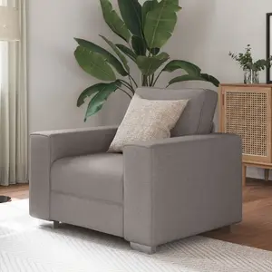Krēsls VidaXL modelis 4105213, taupe audums, sēdekļa platums 59 cm
