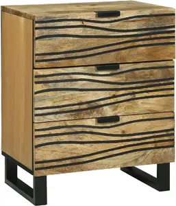 Naktsgaldiņš VidaXL 50x33x60 cm no masuļa manga koksnes, modelis 4017945