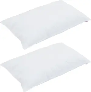 Duvet and Pillow Set VidaXL 3 pcs White 200 x 200 cm Microfiber