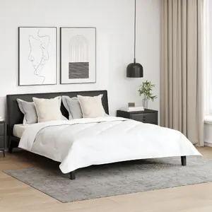 Duvet and Pillow Set VidaXL 3 pcs White 200 x 220 cm Microfiber