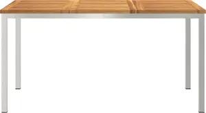 Обеденный стол VidaXL 150×90×75 см из массива акации