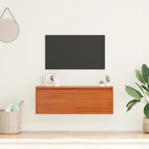 Настенный шкаф VidaXL 100 x 30 x 35 см восково-коричневый