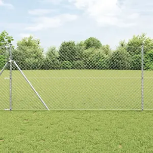 Забор VidaXL 1,2 x 10 м из оцинкованной стали
