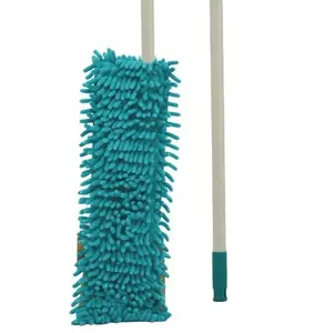 Mop duo chenille with telescopic handle Lumarko — dual-head cleaning mop, chenille microfiber pads