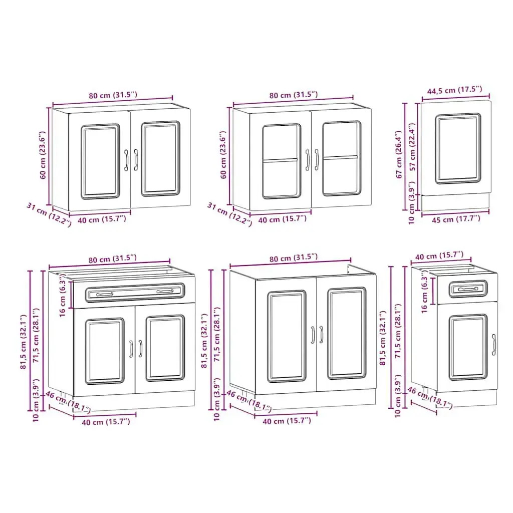 VidaXL 3314735 kitchen/dining storage cabinet 3314735 Photo 9