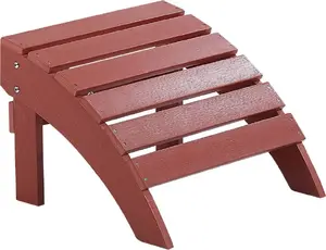 Dārza pēdu balsts Shumee modelis 270266 sarkans — Adirondack krēslu papēdis