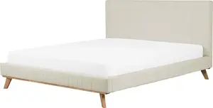 Кровать Shumee TALENCE 180 x 200 см об Upholstered бежевая