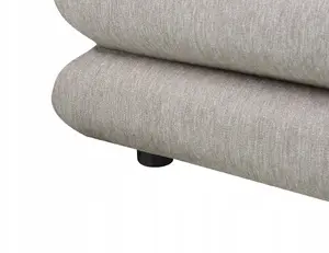 Кровать Beliani LAVARDENS 160 x 200 см, синтетическая обивка, бежево‑серая