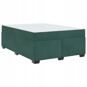 Каркас кровати с матрасом VidaXL Aksamit Lumarko тёмно-зелёный 160 x 200 см