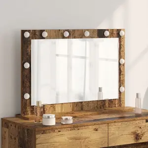 Vanity Mirror VidaXL model 868299 — reclaimed solid wood frame and glass