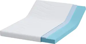 Mattress VidaXL 140 x 190 cm White — 100% Polyester Cover