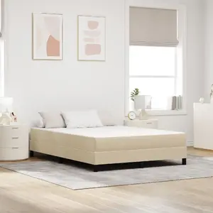 Матрас с независимыми пружинами VidaXL 140x200x20 см, средняя жесткость, светло-серо-зеленый чехол