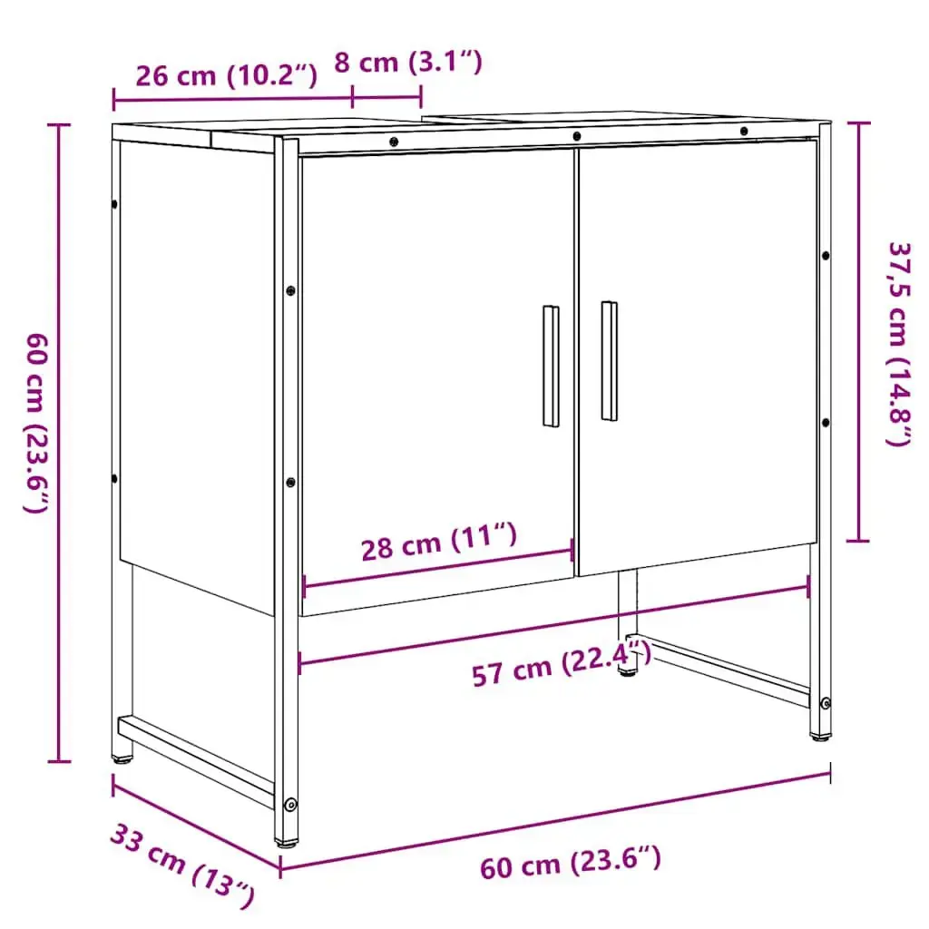 VidaXL 857702 bathroom vanity/sink cabinet 857702 Photo 12