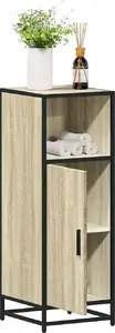 Шкаф для ванной VidaXL 35 x 37,5 x 100 см, цвет дуб Сонома