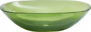 Накладная раковина Beliani MOENGO 54×36 см, зелёная