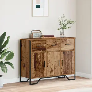 Буфет VidaXL Stary Dąb 97x32.5x74.5 см из инженерной древесины