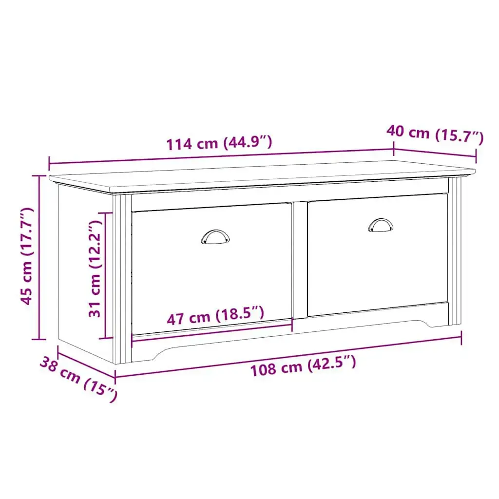 VidaXL 4016870 indoor bench 4016870 Photo 9