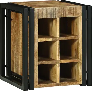 Подставка для вина VidaXL 34,5 x 35 x 39 см из мангового дерева