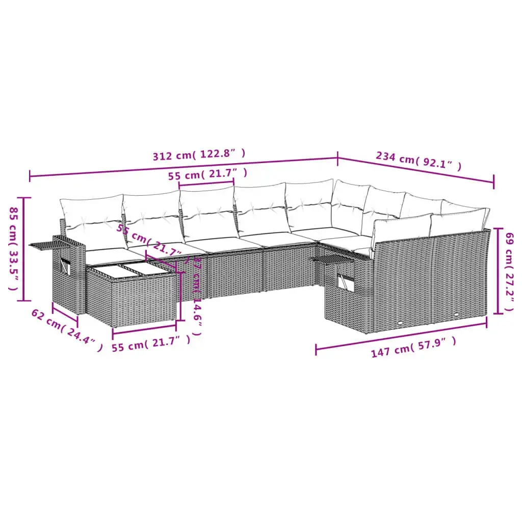 VidaXL 3220662 outdoor furniture set 3220662 Photo 9