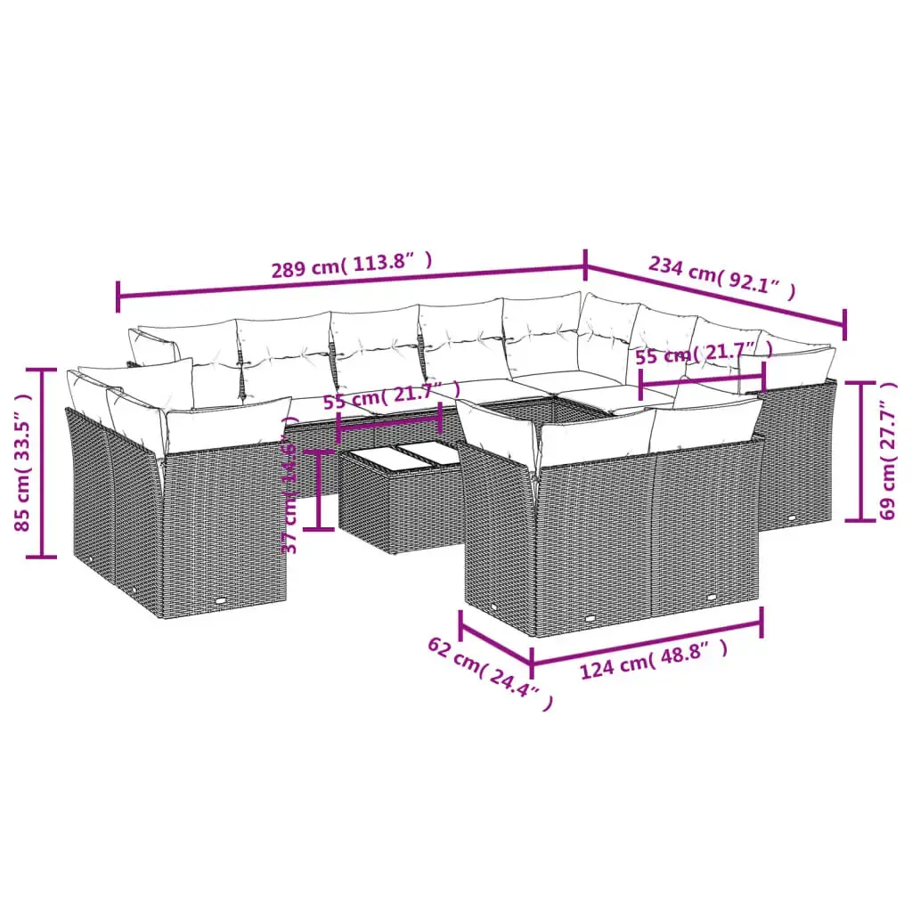 VidaXL 3218543 outdoor furniture set 3218543 Photo 3