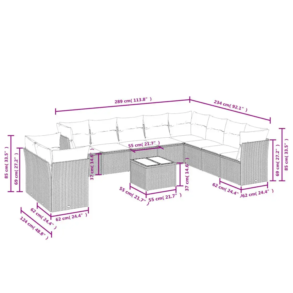 VidaXL 3249712 outdoor furniture set 3249712 Photo 3