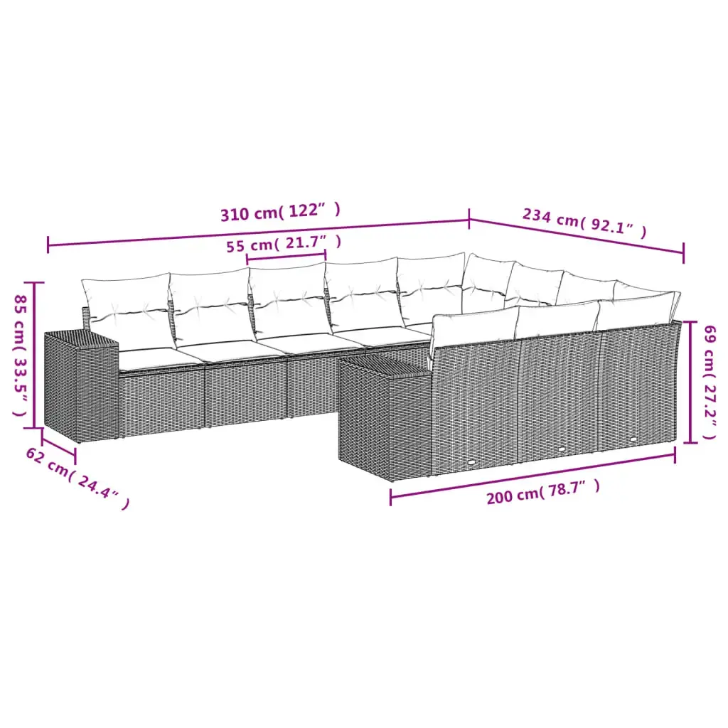 VidaXL 3255440 outdoor furniture set 3255440 Photo 3