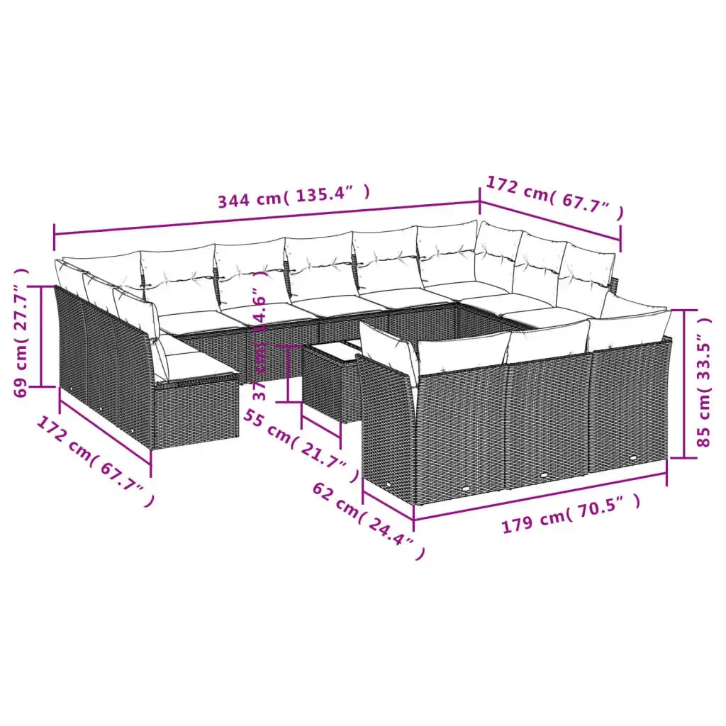 VidaXL 3218463 outdoor furniture set 3218463 Photo 3