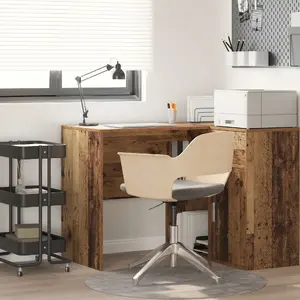 Письменный стол VidaXL модель 869544, коричневый, 80 x 50 см