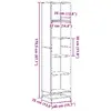 VidaXL 849143 living room bookcase 849143 Photo 9