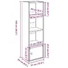 VidaXL 860343 living room bookcase 860343 Photo 11