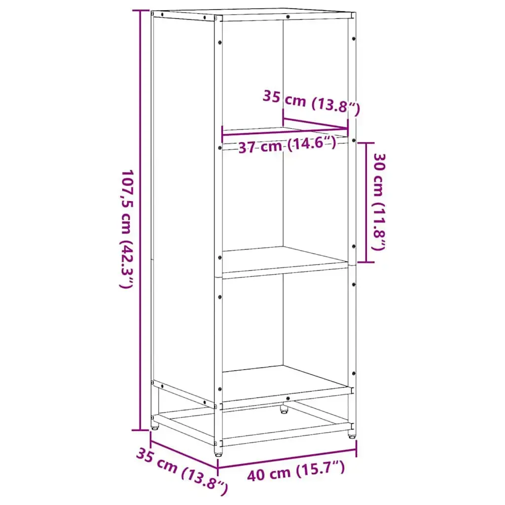 VidaXL 849113 living room bookcase 849113 Photo 9