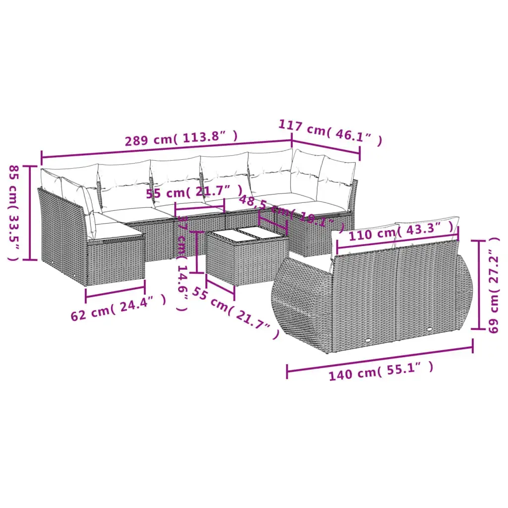 VidaXL 3254160 outdoor furniture set 3254160 Photo 3