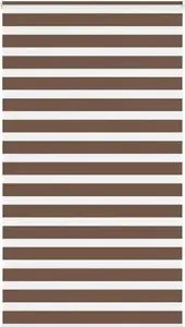 Roller Zebra Blind VidaXL model 4014395, birch fabric, fabric width 115.9 cm, polyester