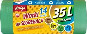 Waste segregation bags Politan Gosia 35 L, pack of 14 — for glass recycling