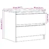VidaXL 856519 nightstand/bedside table 856519 Photo 10