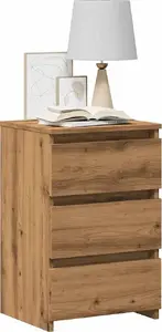 Набор прикроватных тумб VidaXL, модель 856525, 2 шт., дуб artisan, 40×35×62,5 см