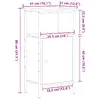 VidaXL 857248 nightstand/bedside table 857248 Photo 11