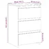 VidaXL 856522 nightstand/bedside table 856522 Photo 11