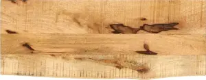 Galda virsma VidaXL modelis 370345, masīvkoka mango, neapstrādāta, 70×40×2,5 cm