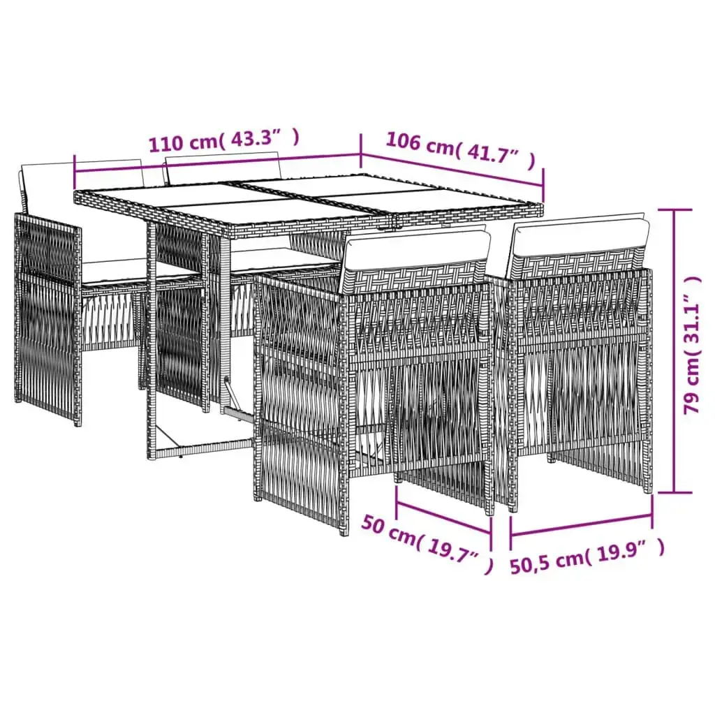VidaXL 3210894 outdoor furniture set 3210894 Photo 14