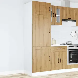 Кухонный шкаф VidaXL Kalmar, отделка «дуб artisan», древесно-стружечный материал